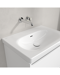 Villeroy und Boch Skyla Waschtisch 5A5167R1 65x46cm, ohne Hahnloch, mit Überlauf, Weiß Alpin C+