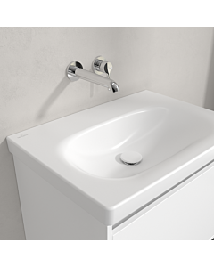 Villeroy und Boch Skyla Waschtisch 5A5168RW 65x46cm, ohne Hahnloch, ohne Überlauf, Stone White C+