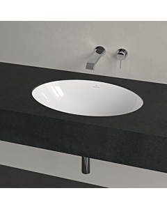 Villeroy & Boch Unterbauwaschtisch Loop & Friends 56 x 37,5 cm, weiss Ceramicplus, ohne Hahnloch