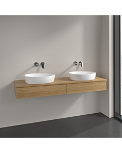 Villeroy und Boch Antao Waschtisch-Unterschrank K17111HN 160x19x50cm, Waschbeckenplattenfarbe honey oak, honey oak