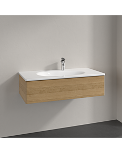 Villeroy und Boch Meuble sous-vasque Antao L02000HN 98,8x25,6x49,3cm, sans structure frontale, chêne miel, avec éclairage