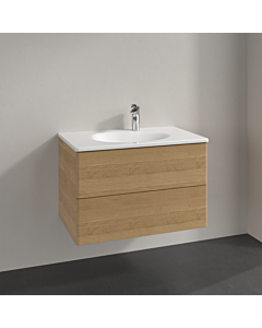 Villeroy und Boch Antao Waschtisch-Unterschrank L04000HN 78,8x50,4x49,6cm, ohne Frontstruktur, honey oak