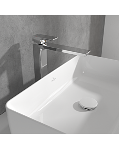 Villeroy und Boch Subway 3.0 Einhebel-Waschtischarmatur TVW11200400061 erhöht, ohne Ablaufgarnitur, chrom