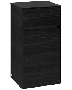 Villeroy und Boch Collaro side cabinet C03200AB 40.4x74.8x34.9cm, hinged left, black oak