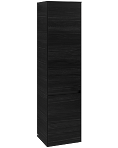 Villeroy und Boch Collaro tall cabinet C03300AB 40.4x153.8x34.9cm, hinged left, black oak