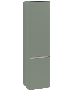 Villeroy und Boch Collaro Hochschrank C03300AF 40,4x153,8x34,9cm, Anschlag links, soft green