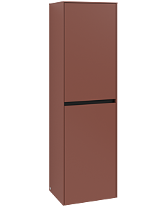 Villeroy und Boch Collaro tall cabinet C03401AH 45.4x153.8x34.9cm, hinged right, wine red