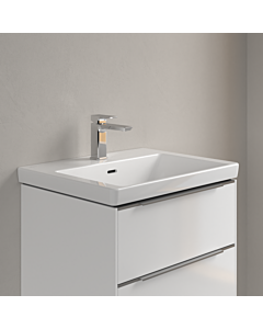 Lavabo Villeroy &amp; Boch Subway 3.0 4A7060R1 60 x 47 cm, 1 trou de robinetterie avec trop-plein, blanc, CeramicPlus