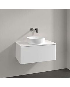 Villeroy und Boch Antao Waschtisch-Unterschrank K30010MT 80x36x50cm, Waschbeckenplattenfarbe Lack, white matt lacquer