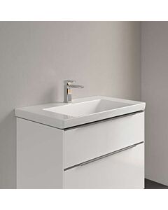 Villeroy &amp; Boch Subway 3.0 vanity unit 4A7081R1 800 x 470 x 165 mm, without overflow, Alpine White CeramicPlus