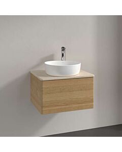 Villeroy und Boch Antao Waschtisch-Unterschrank K29013HN 60x36x50cm, Waschbeckenplattenfarbe botticino, honey oak