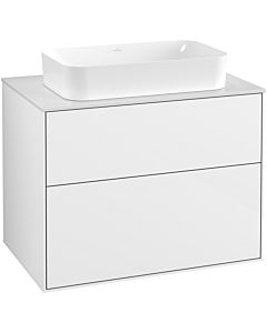 Villeroy und Boch Finion Villeroy und Boch F63100GF 80x60.3x50.1mm, Verre White Matt , Laque blanc brillant