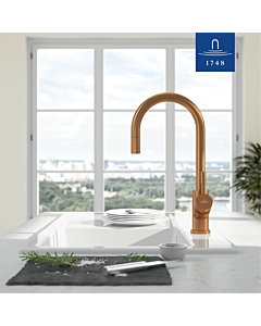 Villeroy und Boch Küchenarmatur Umbrella Flex 92540004 11,5 l/min, ausziehbar, bronze