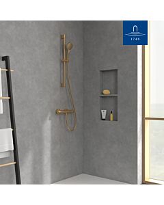 Villeroy & Boch Verve Showers shower set TVS10900700076 3 jets, wall mounting, brushed gold