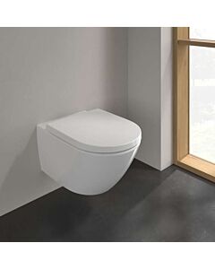 Villeroy &amp; Boch Subway 3.0 Combi-Pack 4670TS01 TwistFlush, WC suspendu sans bride avec abattant, blanc