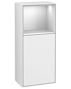 Villeroy und Boch Finion side cabinet G510MTGF 41.8x93.6cm, right, Emotion, top shelf White Matt , Glossy white lacquer