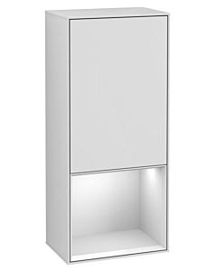 Villeroy und Boch Finion side cabinet G550GFGF 41.8cm, right, Emotion, shelf below Glossy White , Glossy white lacquer