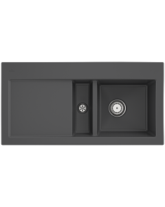 Villeroy und Boch Subway 60 évier encastrable 671200i4 Spülbecken à droite, 1000x510mm, graphite CeramicPlus