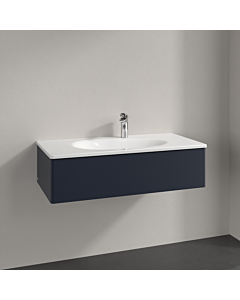 Villeroy und Boch Meuble sous-vasque Antao K02000HG 98,8x25,6x49,3cm, sans structure frontale, laqué mat bleu nuit