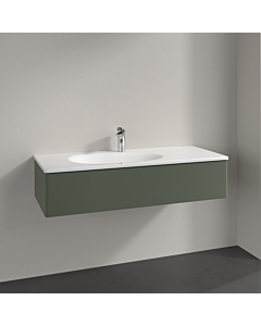Villeroy und Boch Meuble sous-vasque Antao K03000HL 118,8x25,6x49,3cm, sans structure frontale, laqué mat vert feuille