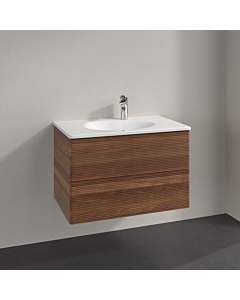 Villeroy und Boch Meuble sous-vasque Antao K04100HM 78,8x50,4x49,6cm, avec structure frontale, noyer chaud