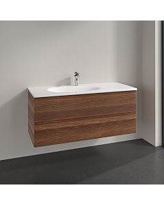 Villeroy und Boch Meuble sous-vasque Antao K06100HM 118,8x50,4x49,3cm, avec structure frontale, noyer chaud