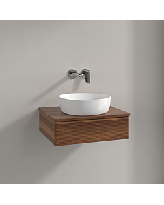Villeroy &amp; Boch Antao vanity unit K07112HM 60x19x50cm, washbasin top color warm walnut, warm walnut