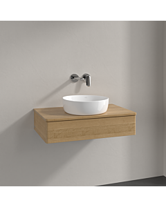 Villeroy und Boch Antao Waschtisch-Unterschrank K08011HN 80x19x50cm, Waschbeckenplattenfarbe honey oak, honey oak
