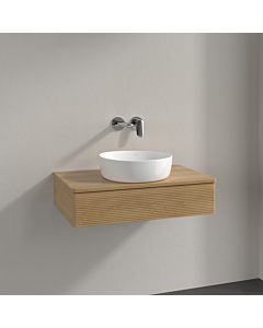 Villeroy und Boch Antao Waschtisch-Unterschrank K08111HN 80x19x50cm, Waschbeckenplattenfarbe honey oak, honey oak