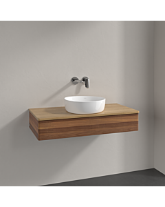 Villeroy und Boch Antao Waschtisch-Unterschrank K09011HM 100x19x50cm, Waschbeckenplattenfarbe honey oak, warm walnut