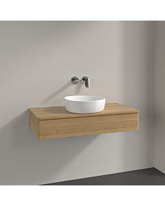 Villeroy und Boch Antao Waschtisch-Unterschrank K09011HN 100x19x50cm, Waschbeckenplattenfarbe honey oak, honey oak