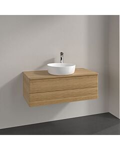 Villeroy und Boch Antao vanity unit K20111HN 100x36x50cm, washbasin top color honey oak, honey oak
