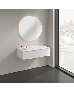 Villeroy &amp; Boch Antao sideboard K40000GF 100x26.8x50cm, washbasin top color lacquer, glossy white lacquer