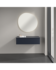 Villeroy &amp; Boch Antao sideboard K40000HG 100x26.8x50cm, washbasin top color lacquer, midnight blue matt lacquer