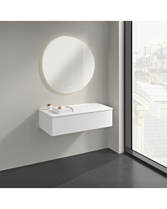 Villeroy &amp; Boch Antao sideboard K40000MT 100x26.8x50cm, washbasin top color lacquer, white matt lacquer