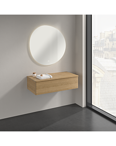 Villeroy und Boch Antao Sideboard K40001HN 100x26,8x50cm, Waschbeckenplattenfarbe honey oak, honey oak