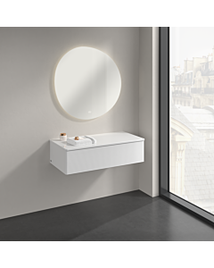 Villeroy &amp; Boch Antao sideboard K40100GF 100x26.8x50cm, washbasin top color lacquer, glossy white lacquer