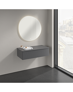 Villeroy &amp; Boch Antao sideboard K40100GK 100x26.8x50cm, washbasin top color lacquer, anthracite matt lacquer