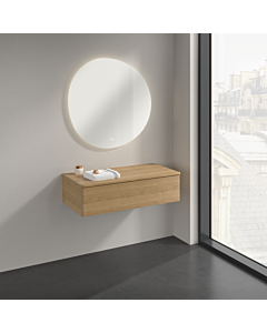 Villeroy und Boch Antao Sideboard K40101HN 100x26,8x50cm, Waschbeckenplattenfarbe honey oak, honey oak