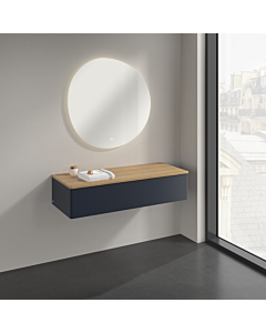 Villeroy und Boch Antao Sideboard K41001HG 120x26,8x50cm, Waschbeckenplattenfarbe honey oak, midnight blue matt lacquer