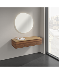 Villeroy und Boch Antao Sideboard K41001HM 120x26,8x50cm, Waschbeckenplattenfarbe honey oak, warm walnut