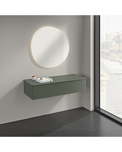 Villeroy und Boch Antao Sideboard K41100HL 120x26,8x50cm, Waschbeckenplattenfarbe Lack, leaf green matt lacquer