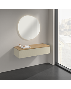 Villeroy und Boch Antao Sideboard K41101HJ 120x26,8x50cm, Waschbeckenplattenfarbe honey oak, silk grey matt lacquer