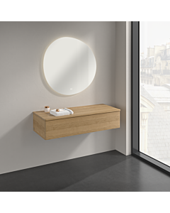 Villeroy &amp; Boch Antao Sideboard K41101HN 120x26.8x50cm, washbasin top color honey oak, honey oak