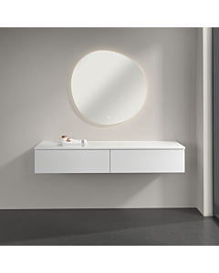 Villeroy und Boch Antao Sideboard K42100MT 160x26.8x50cm, washbasin top color lacquer, white matt lacquer