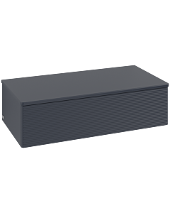 Villeroy und Boch Antao vanity unit L40100HG 100x26.8x50cm, washbasin top color lacquer, midnight blue matt lacquer