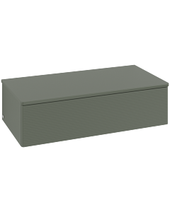 Villeroy und Boch sous vasque Antao L40100HL 100x26,8x50cm, plan vasque laqué vert feuille mat