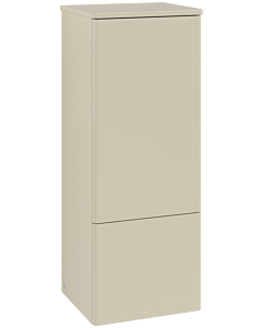 Villeroy und Boch Antao Mittelschrank L43000HJ 41,4x103,9x35,6cm, Waschbeckenplattenfarbe Lack, silk grey matt lacquer