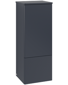 Meuble vasque mi-hauteur Villeroy &amp; Boch Antao L44100HG 41,4 x 103,9 x 35,6 cm, laque couleur bleu nuit mat