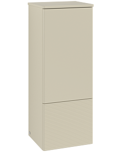 Villeroy &amp; Boch Antao wall-mounted cabinet L44100HJ, square, wall-mounted, mounting kit included, right-hand hinge, with pull-out light 1 x LED/3.9 W, IP 44, consisting of: 1 x wall-mounted cabinet 